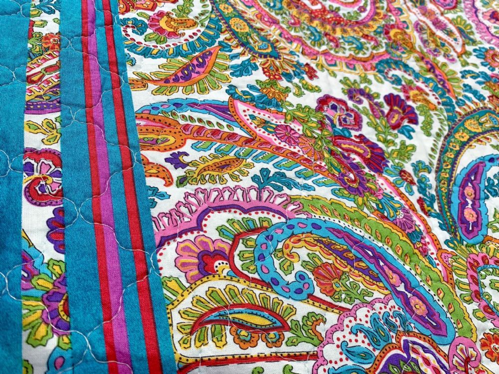 Vacchetti | Copriletto Trapuntato Quilt 2 Piazze Bassetti Granfoulard Noto