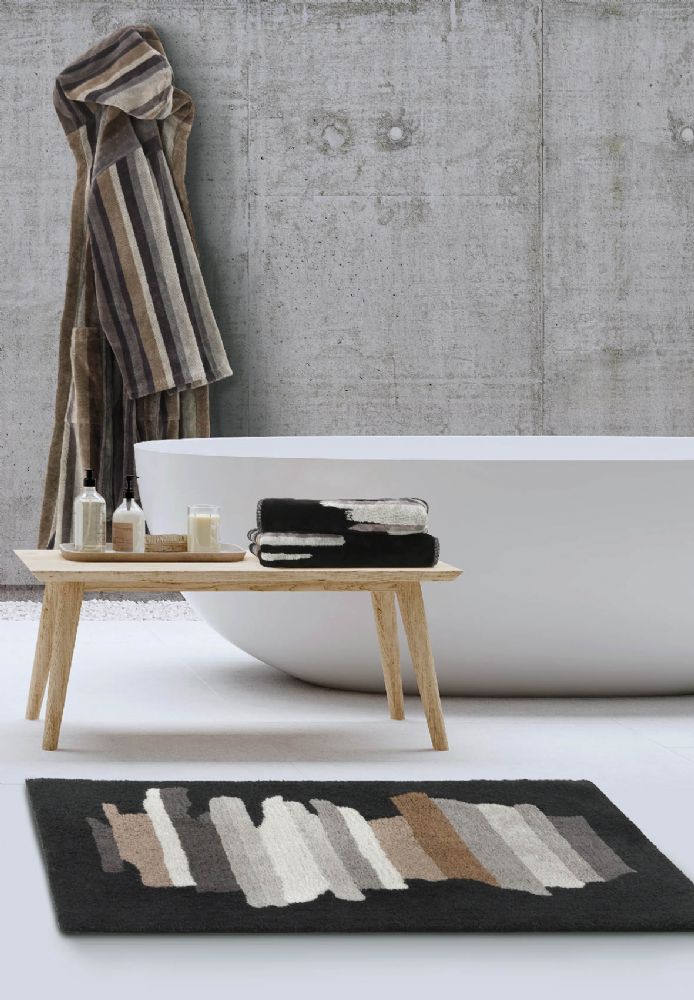 Vacchetti | Tappeto Bagno Mirabello Carrara John 70X110 Spugna Di Cotone