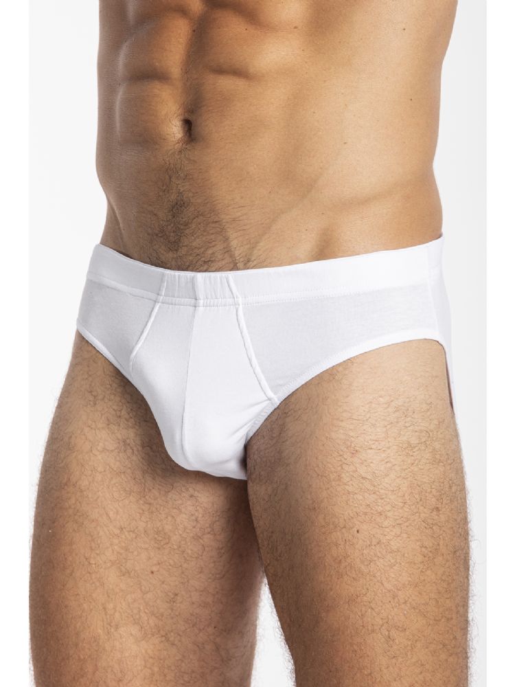 Vacchetti | 2 Slip Uomo Elastico Foderato Tinta Unita Ischia Cotone Jersey Elasticizzato 