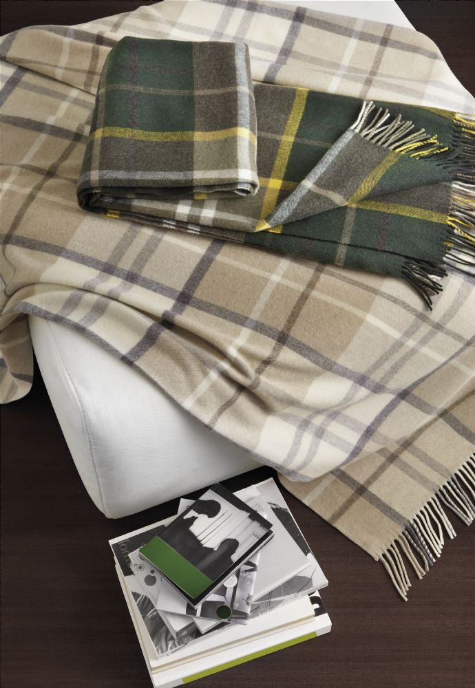 Vacchetti | Coperta Plaid 250gr. Scozzese Con Frange Kilt Lana 100% Merino australiano