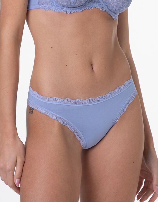 Vacchetti | 2 Slip Donna Midi L0DPX Cotone Elasticizzato