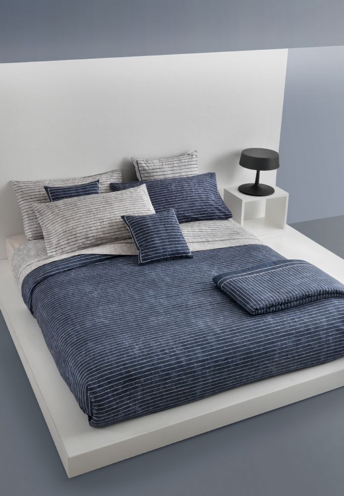 Vacchetti | Completo Lenzuola 2 Piazze Line Cotone Percalle