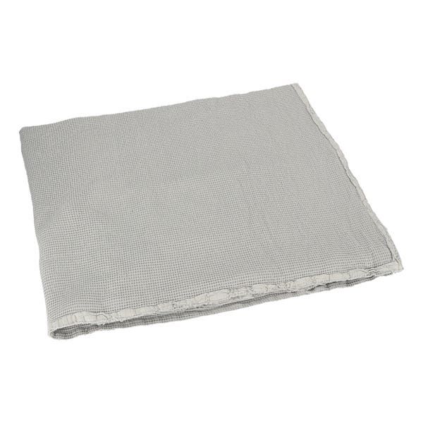 Vacchetti | Copriletto Leggero 2 Piazze Tinta Unita Memoria Cotone Jacquard Nido D'Ape