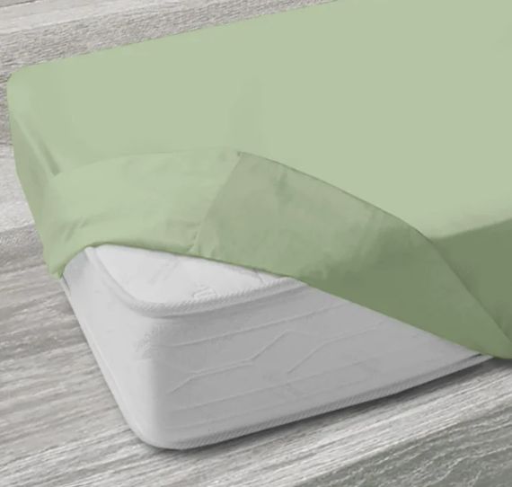 Vacchetti | Lenzuola Con Angoli Tinta Unita Dipiu' 2 Piazze 160cm Cotone Percalle