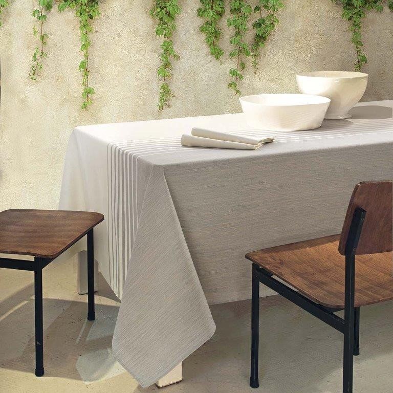 Vacchetti | Servizio Tavola Con Tovaglioli Orizzonte x8 Cotone Panama