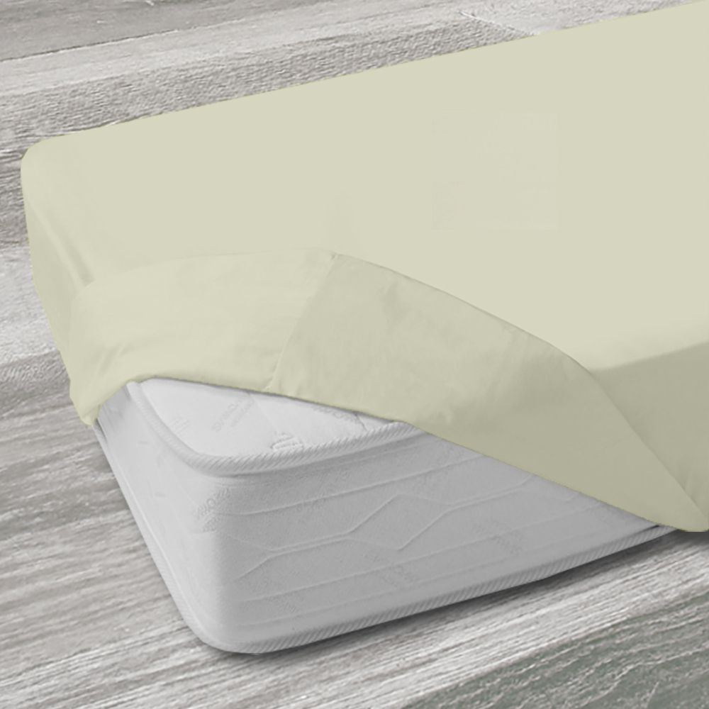 Vacchetti | Lenzuola Con Angoli Tinta Unita Dipiu' 2 Piazze 160cm Cotone Percalle