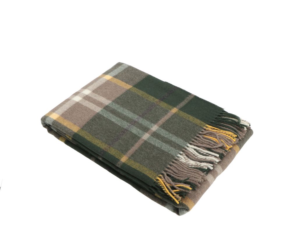 Vacchetti | Coperta Plaid 250gr. Scozzese Con Frange Kilt Lana 100% Merino australiano