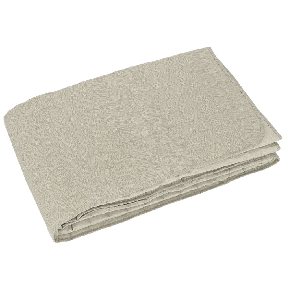 Vacchetti | Copriletto Trapuntato 2 Piazze Chromo Esterno Cotone Interno Microfibra