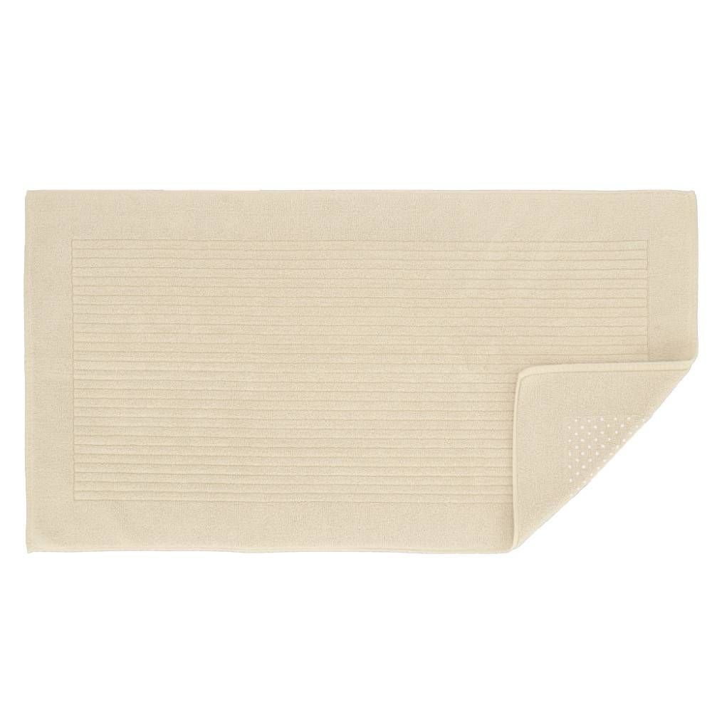 Vacchetti | Tappeto Bagno Con Antiscivolo Tinta Unita 50x80 Origami Cotone Jacquard