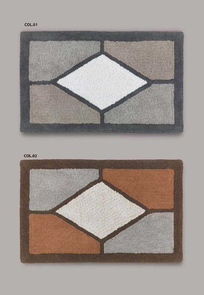 Vacchetti | Tappeto Bagno 50 X 80 Fantasia Rabat Spugna Di Cotone