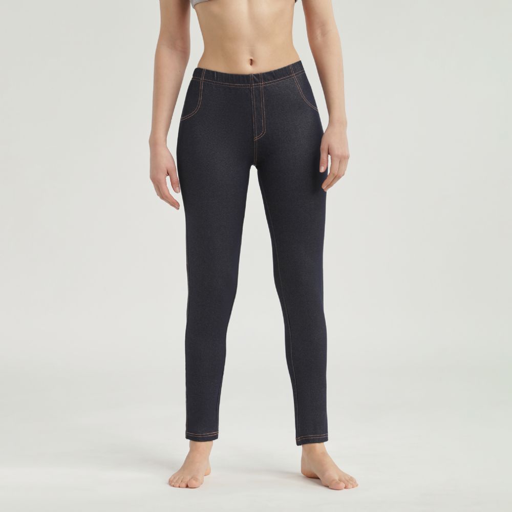 Vacchetti | Jeggings / Leggings Donna Effetto Jeans Relax D0BJP Viscosa