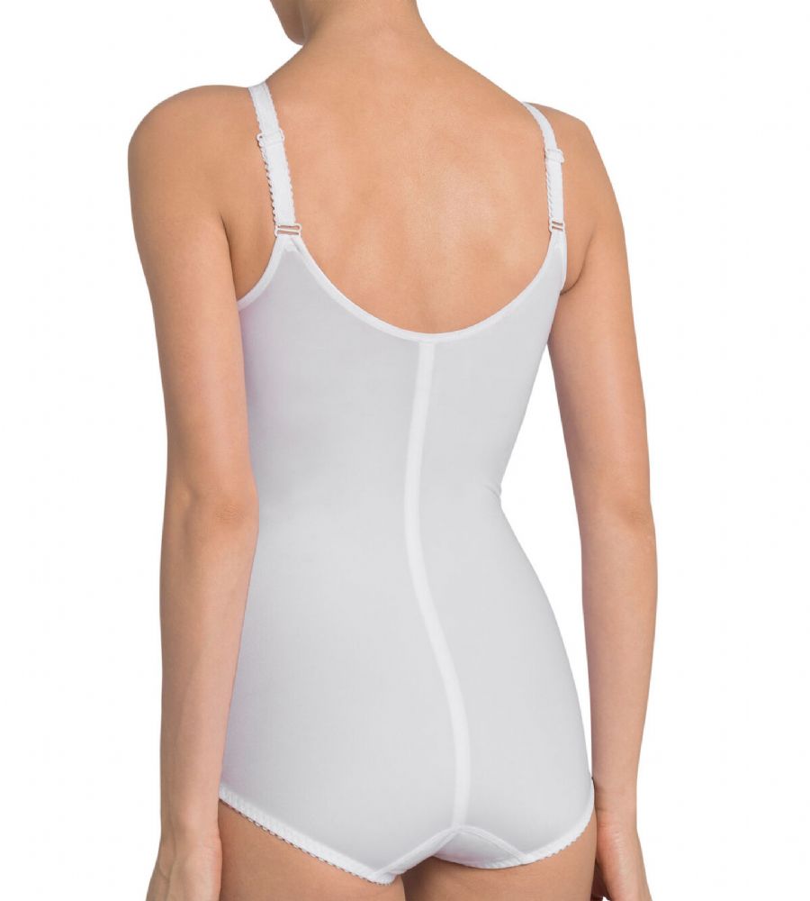 Vacchetti | Body Donna Contenitivo Pizzo Senza Ferretto Romy Bs Microfibra