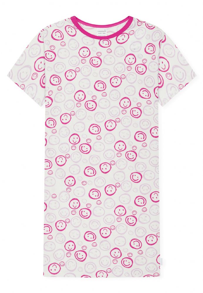 Vacchetti | Camicia Da Notte Bambina Girocollo Fantasia 183439 Cotone Jersey