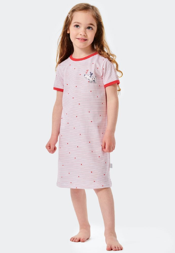 Vacchetti | Camicia Da Notte Bambina Mezza Manica 176717 Cotone