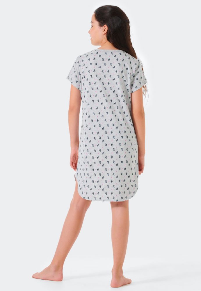 Vacchetti | Camicia Da Notte Ragazza Mezza Manica 176624 Cotone