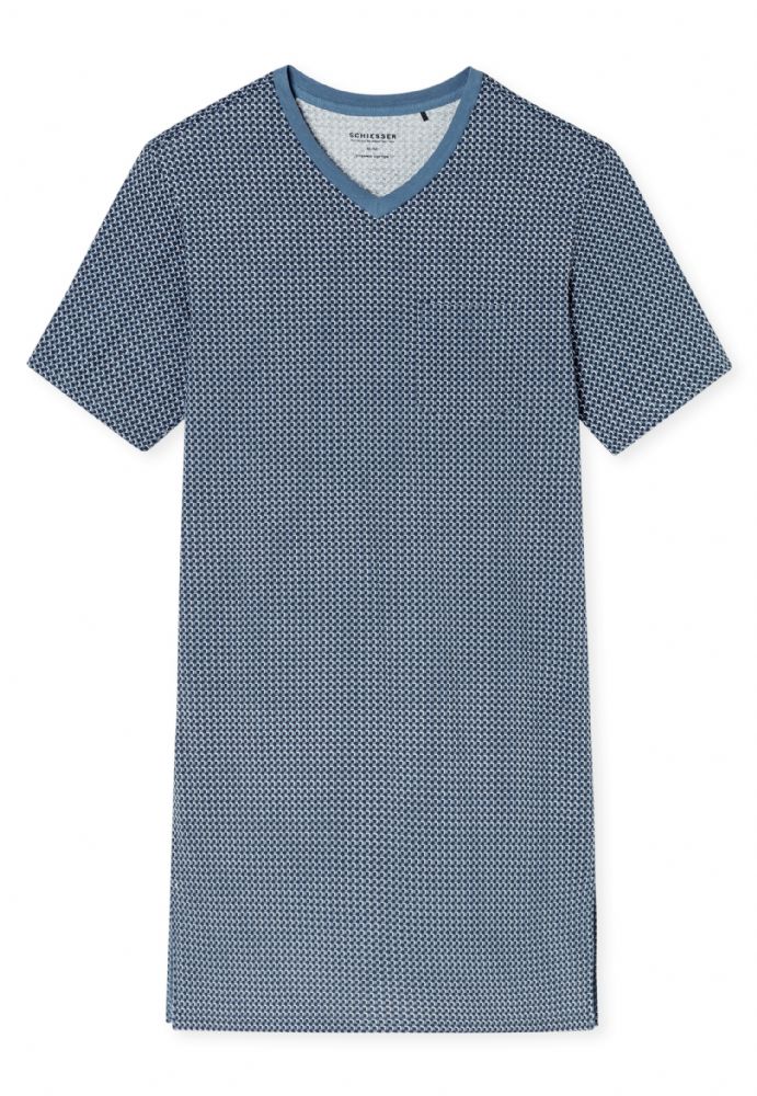 Vacchetti | Camicio Uomo Scollo V Mezza Manica 181163 Cotone
