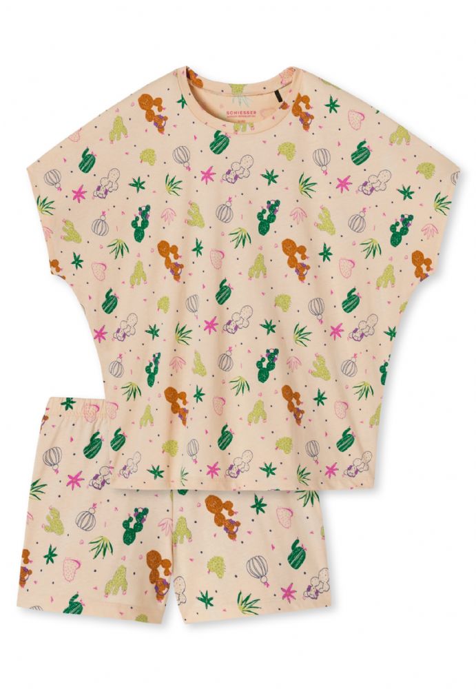 Vacchetti | Pigiama Ragazza Corto Girocollo 176622 Cotone