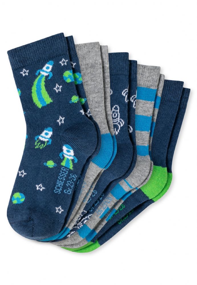 Vacchetti | 5 Calze Bambino/Ragazzo Corte 172631 Cotone Elasticizzato