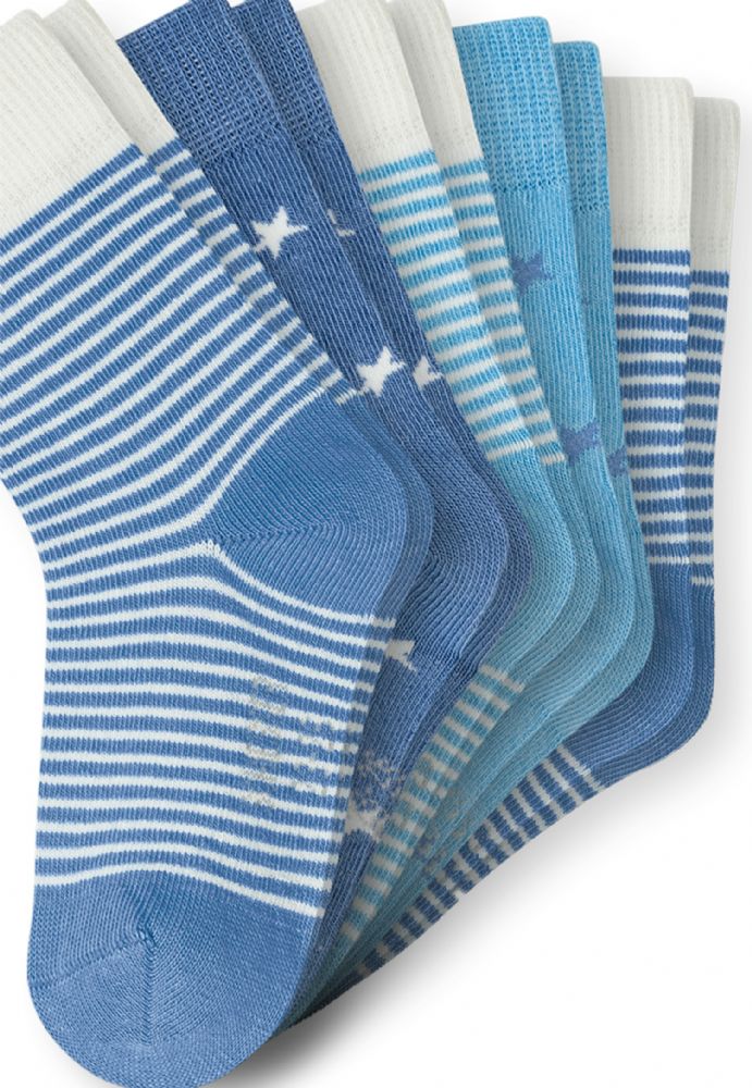 Vacchetti | 5 Calze Corte Bambino / Ragazzo Assortite 183288 Cotone Elasticizzato