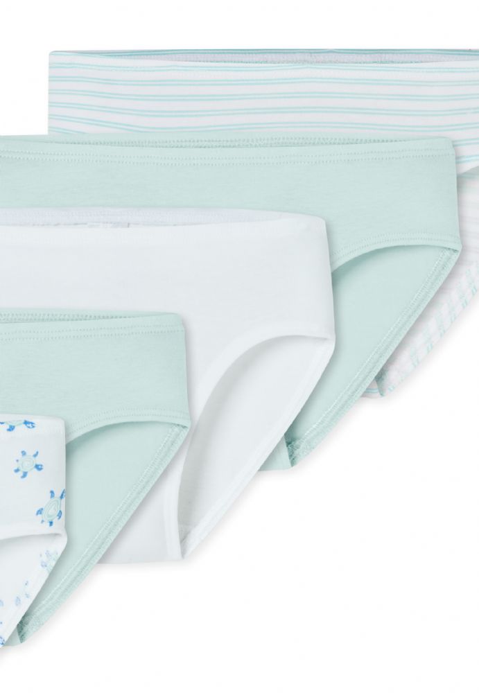 Vacchetti | 5 Pack Slip Bambina 181800 Cotone Elasticizzato