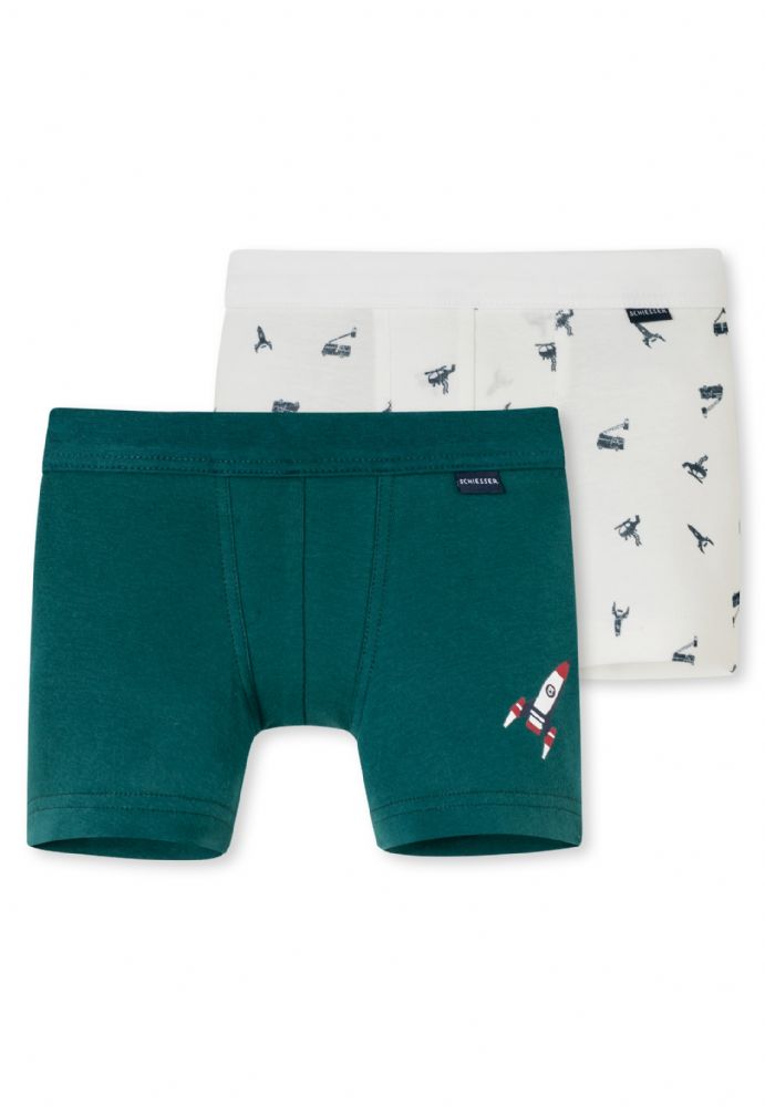 Vacchetti | 2 Boxer Bambino 173127 Cotone Elasticizzato