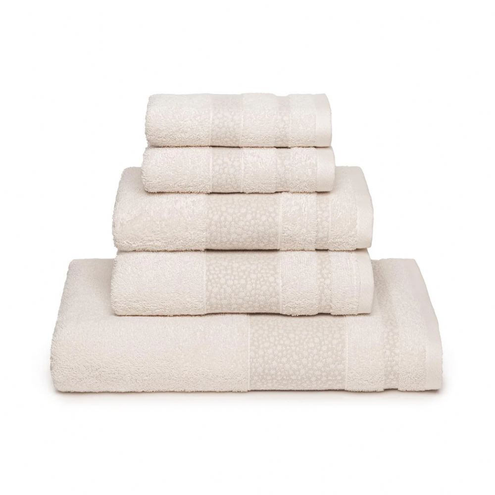 Vacchetti | Set Asciugamani 5 Pezzi ( 2 Viso + 2 ospite + Telo Bagno) Fantasia Besana Smith Spugna Di Cotone 