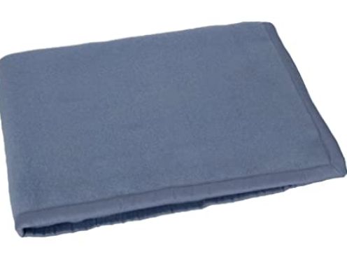 Vacchetti | Coperta 2 Piazze Maxi Bordo Tessuto 450gr. Tinta Unita Daisy Lana 100% Vergine Nuova Zelanda