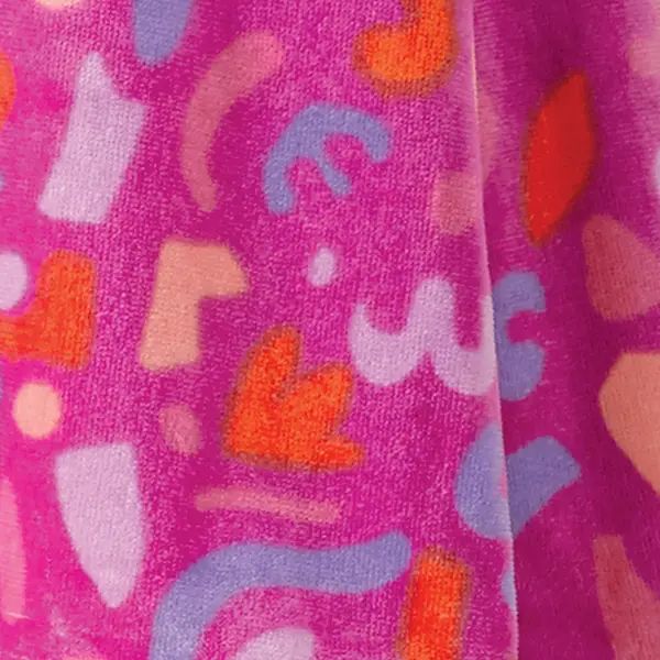 Vacchetti | Accappatoio Baby / Junior Con Cappuccio Fantasia Stamp Spugna Di Cotone