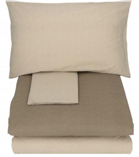 Vacchetti | Completo Copripiumino 2 Piazze Chromo Cotone