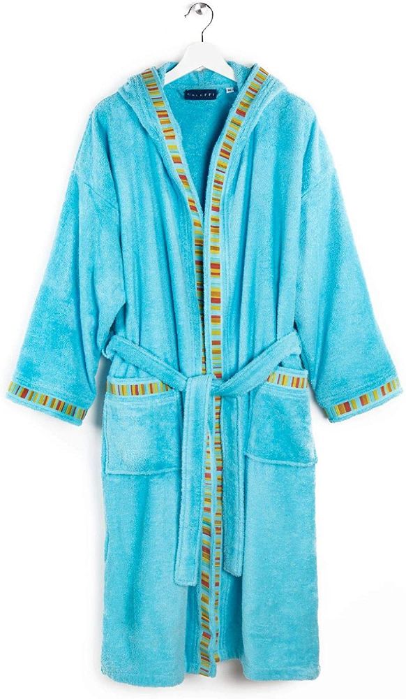 Vacchetti | Accappatoio Con Cappuccio Colori Assortiti Yupi Junior Spugna Di Cotone