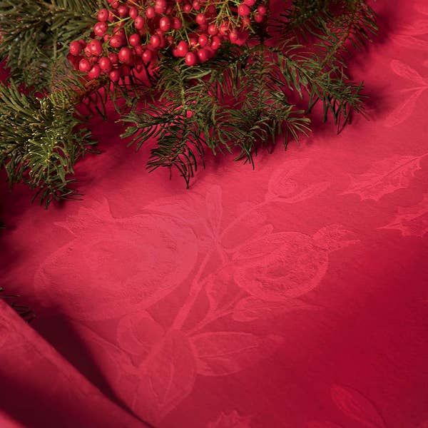 Vacchetti | Servizio Tavola Rettangolare Con Tovaglioli x 6 Viscum Cotone Jacquard