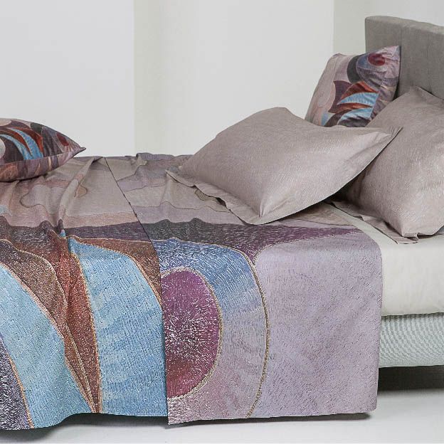 Vacchetti | Completo Lenzuolo/Copriletto 2 Piazze Visione Cotone Percalle