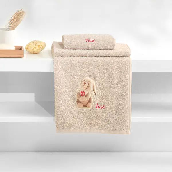 Vacchetti | Set Viso + Ospite Fantasia Trudi Bosco Spugna