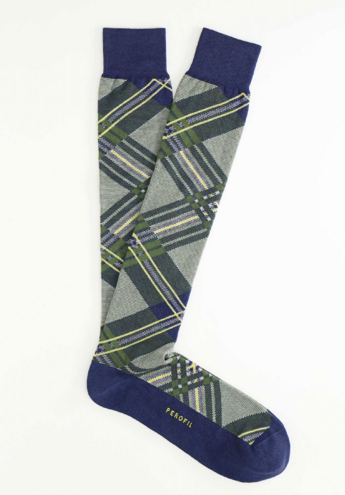 Vacchetti | Calza Lunga Uomo Fantasia VPRC93027 Cotone/Cashmere