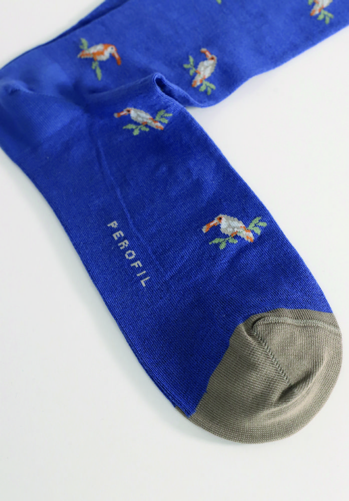 Vacchetti | Calza Lunga Fantasia VPRC93160 Filoscozia Elasticizzato
