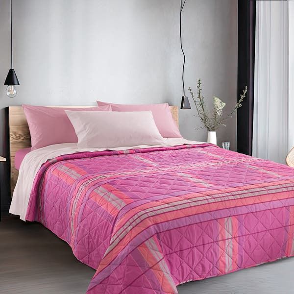 Vacchetti | Copriletto Trapuntato Quilt 1 Piazza Joy William Cotone
