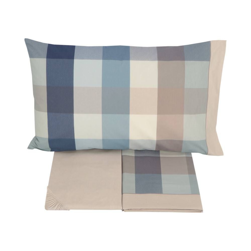 Vacchetti | Completo Lenzuolo 1 Piazza Wilson Cotone